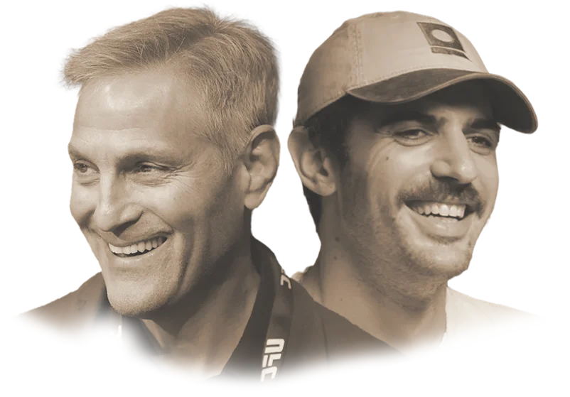 Ari Emanuel and Ben Persky, hosts of The Rushmore Podcast